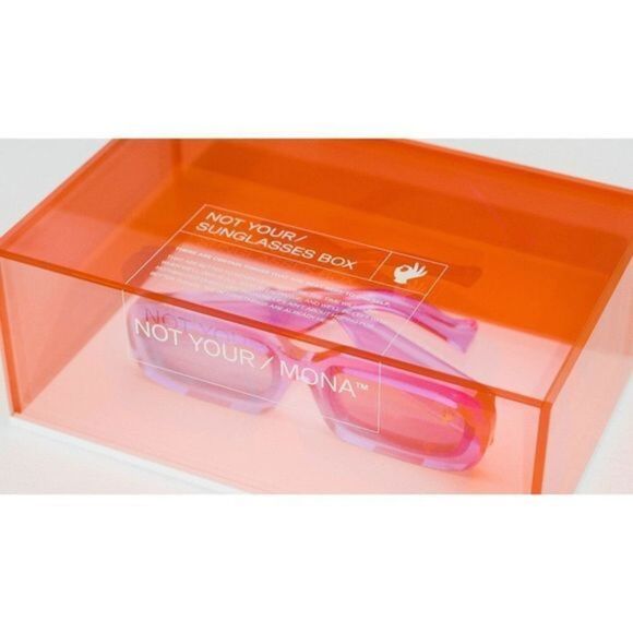 NOT YOUR MONA Sunglasses Box and Pouch - Picture 1 of 5